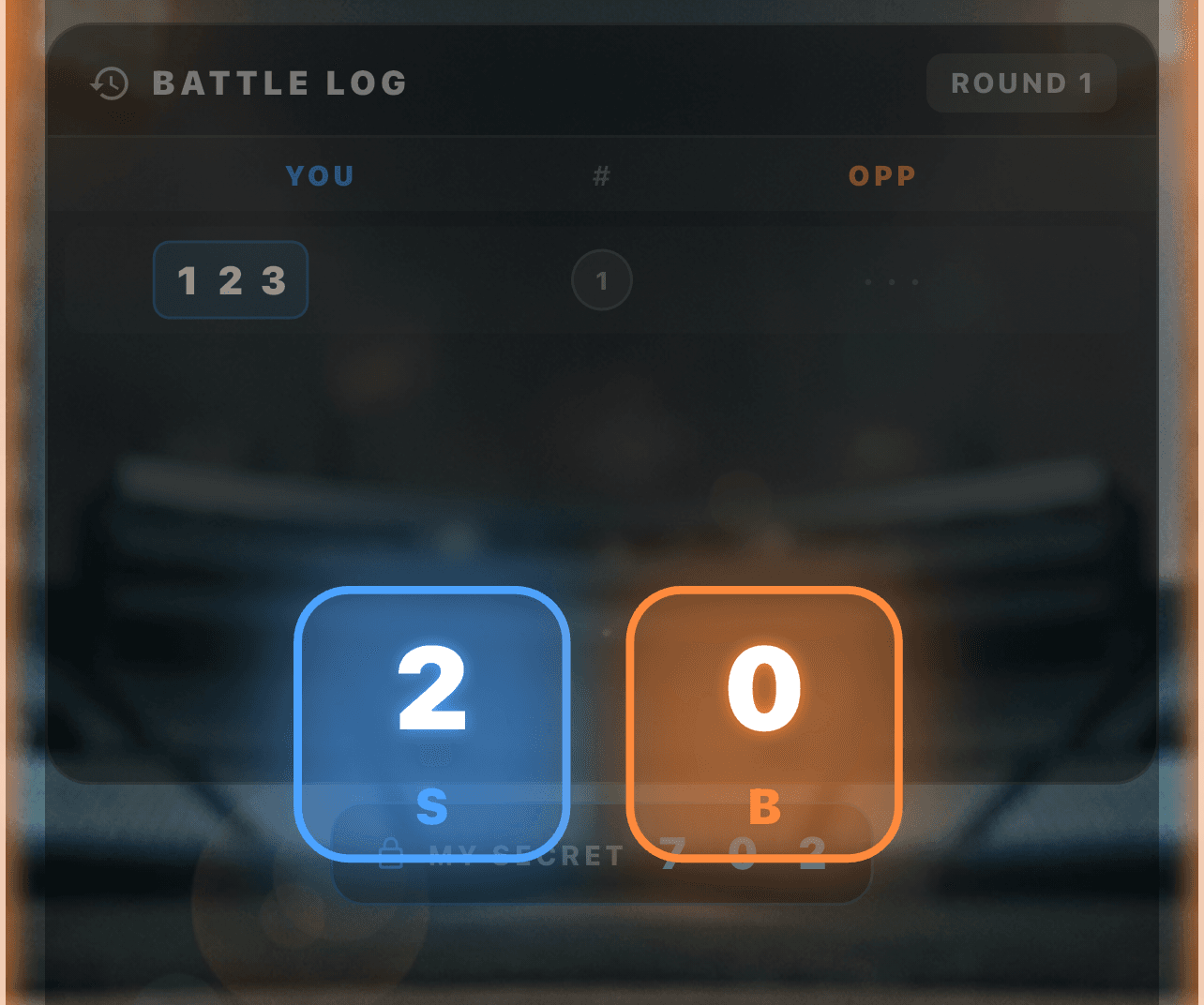 Number Strike Baseball — battle log