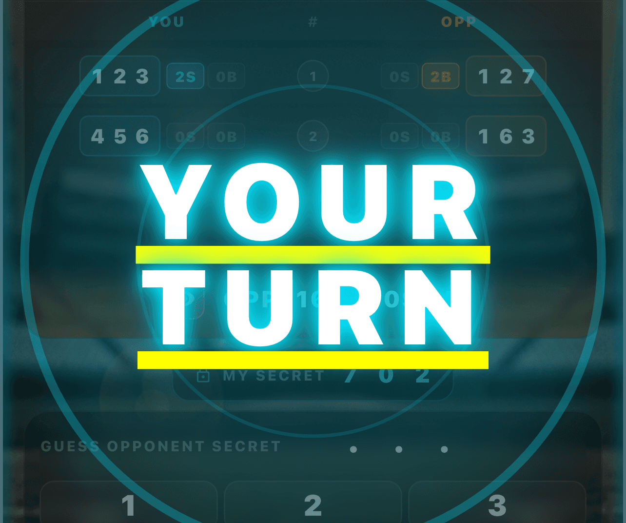 Number Strike Baseball — your turn